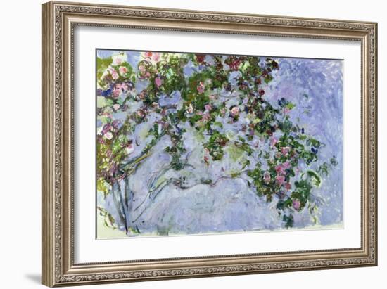 The Roses, 1925-26-Claude Monet-Framed Giclee Print