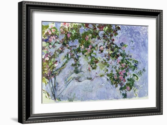 The Roses, 1925-26-Claude Monet-Framed Giclee Print