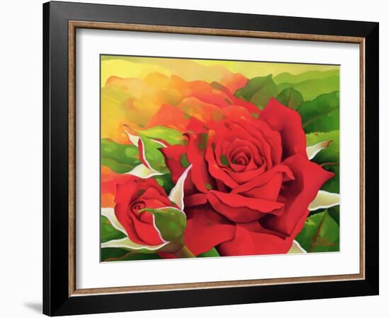 The Roses in the Festival of Light, 2003-Myung-Bo Sim-Framed Giclee Print