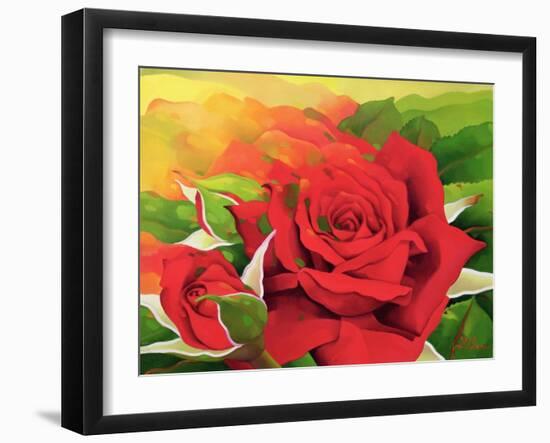 The Roses in the Festival of Light, 2003-Myung-Bo Sim-Framed Giclee Print