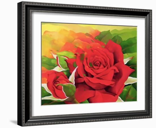 The Roses in the Festival of Light, 2003-Myung-Bo Sim-Framed Giclee Print