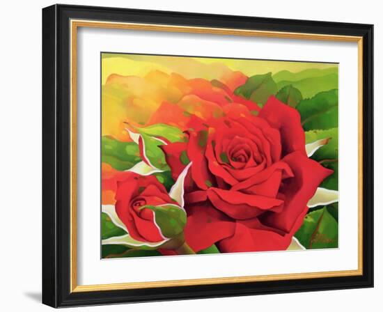 The Roses in the Festival of Light, 2003-Myung-Bo Sim-Framed Giclee Print