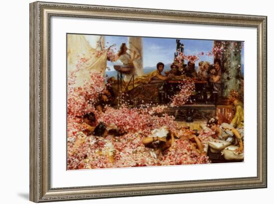 The Roses of Heliogabalus-Sir Lawrence Alma-Tadema-Framed Art Print