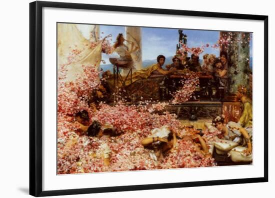 The Roses of Heliogabalus-Sir Lawrence Alma-Tadema-Framed Art Print