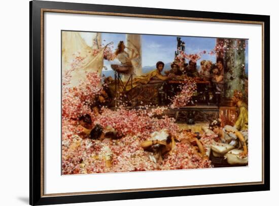 The Roses of Heliogabalus-Sir Lawrence Alma-Tadema-Framed Art Print