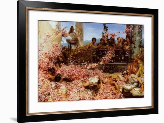 The Roses of Heliogabalus-Sir Lawrence Alma-Tadema-Framed Art Print