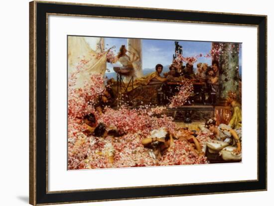 The Roses of Heliogabalus-Sir Lawrence Alma-Tadema-Framed Art Print