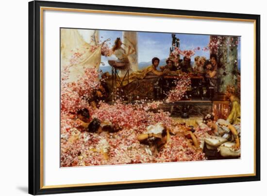 The Roses of Heliogabalus-Sir Lawrence Alma-Tadema-Framed Art Print