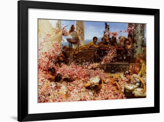 The Roses of Heliogabalus-Sir Lawrence Alma-Tadema-Framed Art Print