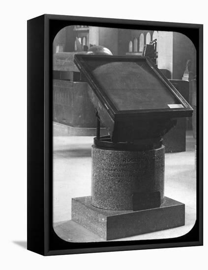 The Rosetta Stone, British Museum, London, C1890-Newton & Co-Framed Premier Image Canvas