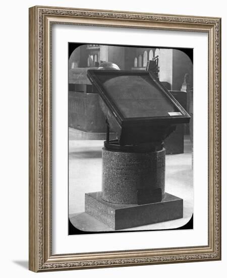 The Rosetta Stone, British Museum, London, C1890-Newton & Co-Framed Photographic Print