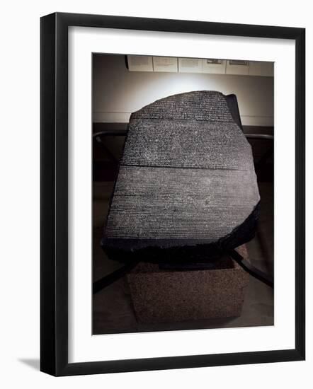 The Rosetta Stone, British Museum, London, England, United Kingdom-Adam Woolfitt-Framed Photographic Print