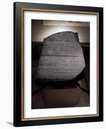 The Rosetta Stone, British Museum, London, England, United Kingdom-Adam Woolfitt-Framed Photographic Print