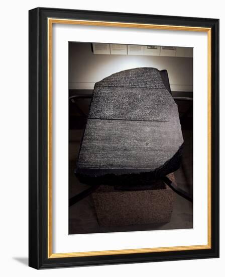 The Rosetta Stone, British Museum, London, England, United Kingdom-Adam Woolfitt-Framed Photographic Print