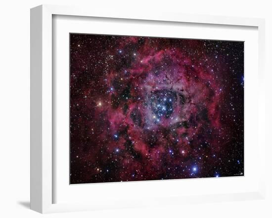 The Rosette Nebula-Stocktrek Images-Framed Photographic Print