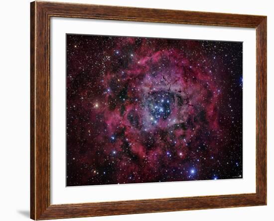 The Rosette Nebula-Stocktrek Images-Framed Photographic Print