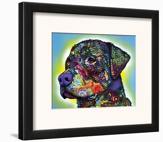 The Rottweiler-Dean Russo-Framed Art Print