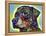 The Rottweiler-Dean Russo-Framed Premier Image Canvas