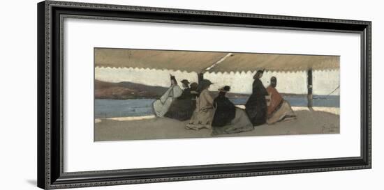 The Rotunda at Palmieri, 1866-Giovanni Fattori-Framed Giclee Print