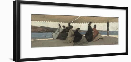 The Rotunda at Palmieri, 1866-Giovanni Fattori-Framed Giclee Print