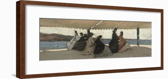 The Rotunda at Palmieri, 1866-Giovanni Fattori-Framed Giclee Print