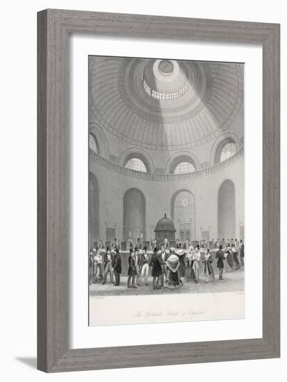 The Rotunda at the Bank of England-Thomas Hosmer Shepherd-Framed Giclee Print