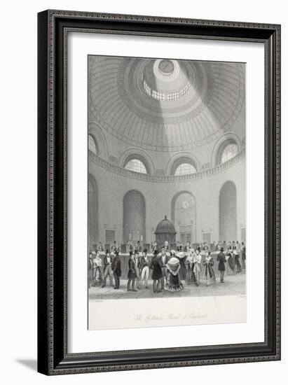 The Rotunda at the Bank of England-Thomas Hosmer Shepherd-Framed Giclee Print