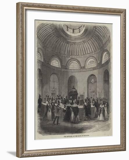 The Rotunda, at the Bank of England-null-Framed Giclee Print