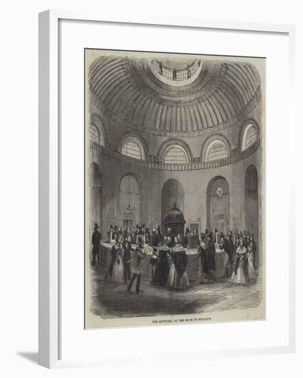The Rotunda, at the Bank of England-null-Framed Giclee Print