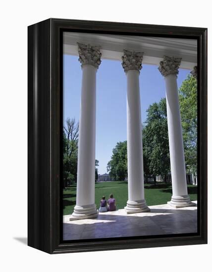 The Rotunda Designed by Thomas Jefferson, University of Virginia, Virginia, USA-Alison Wright-Framed Premier Image Canvas