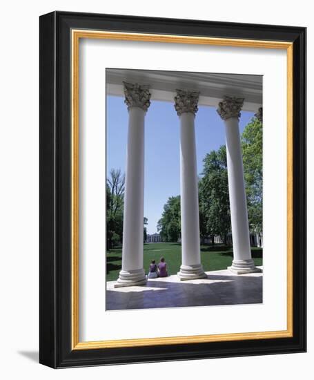 The Rotunda Designed by Thomas Jefferson, University of Virginia, Virginia, USA-Alison Wright-Framed Photographic Print
