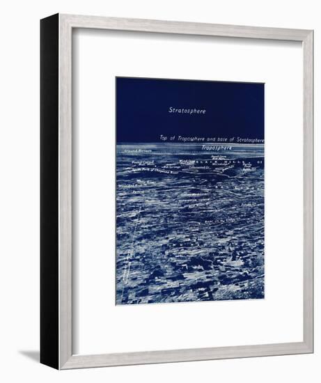 'The Rotundity of the Earth From The Stratosphere', 1935-Unknown-Framed Photographic Print