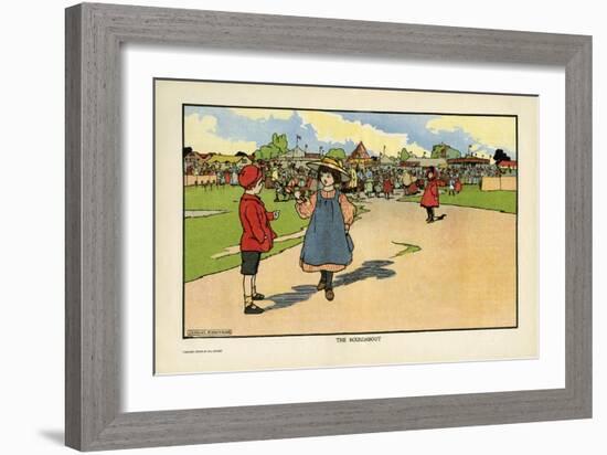 The Roundabout-Charles Robinson-Framed Art Print