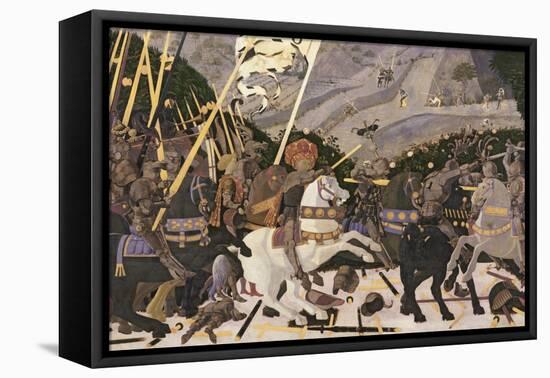 The Rout of San Romano, circa 1438-40 (Tempera on Poplar)-Paolo Uccello-Framed Premier Image Canvas