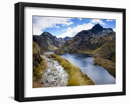 The Routeburn Trak in Mount Aspiring National Park Located in Ne-Sergio Ballivian-Framed Photographic Print