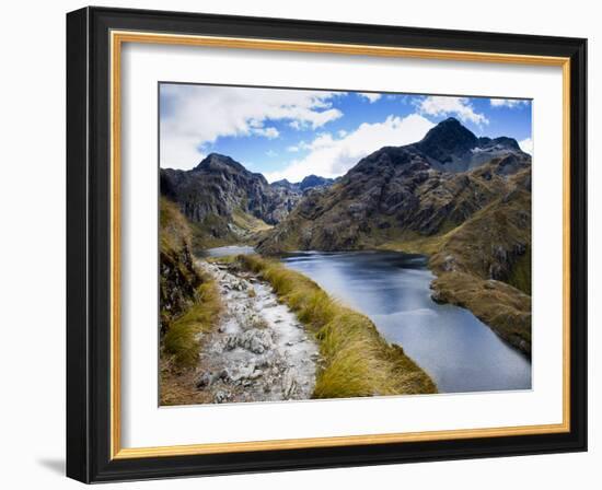 The Routeburn Trak in Mount Aspiring National Park Located in Ne-Sergio Ballivian-Framed Photographic Print