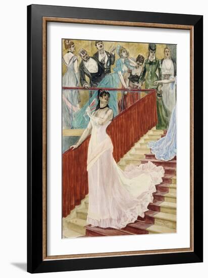 The Row, 1877-Felicien Rops-Framed Giclee Print