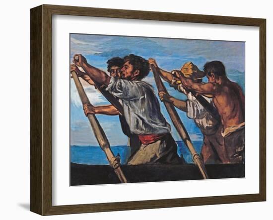 The Rowers-Hans Von Marees-Framed Giclee Print