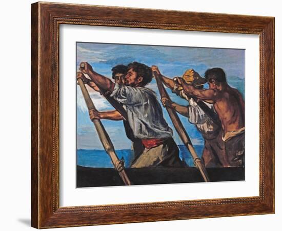 The Rowers-Hans Von Marees-Framed Giclee Print