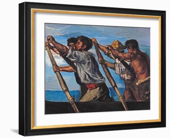 The Rowers-Hans Von Marees-Framed Giclee Print