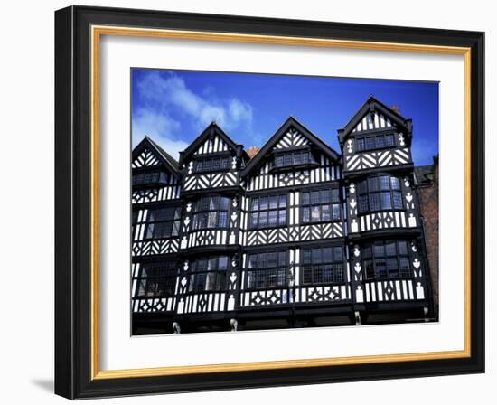 The Rows, Bridge Street, Chester, Cheshire, England, United Kingdom-David Hunter-Framed Photographic Print
