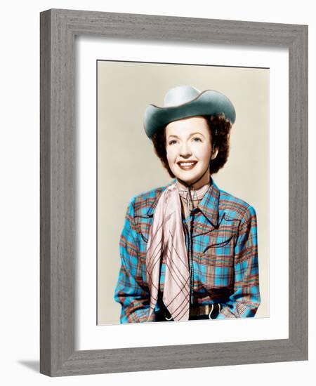 THE ROY ROGERS SHOW, Dale Evans, 1951-1957-null-Framed Photo