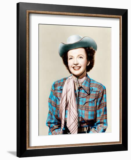 THE ROY ROGERS SHOW, Dale Evans, 1951-1957-null-Framed Photo