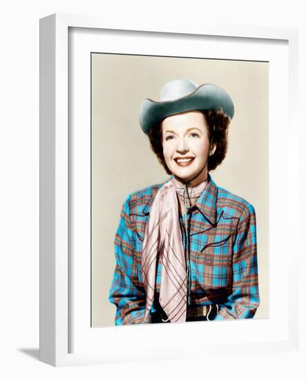 THE ROY ROGERS SHOW, Dale Evans, 1951-1957-null-Framed Photo