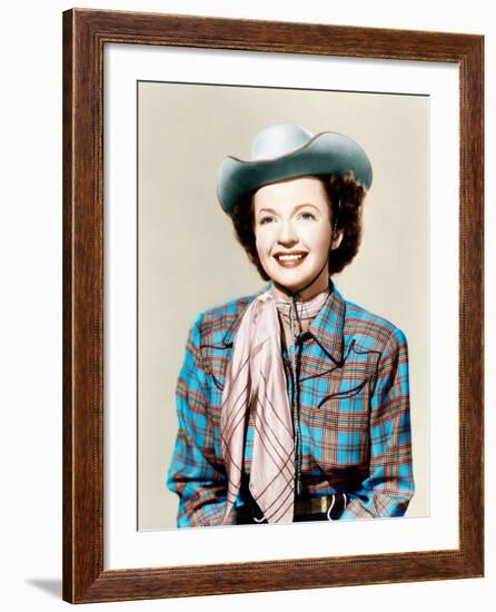 THE ROY ROGERS SHOW, Dale Evans, 1951-1957-null-Framed Photo