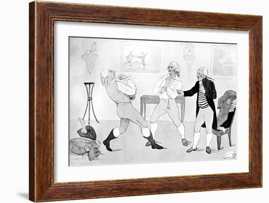 The Royal Academy, 1786-null-Framed Giclee Print