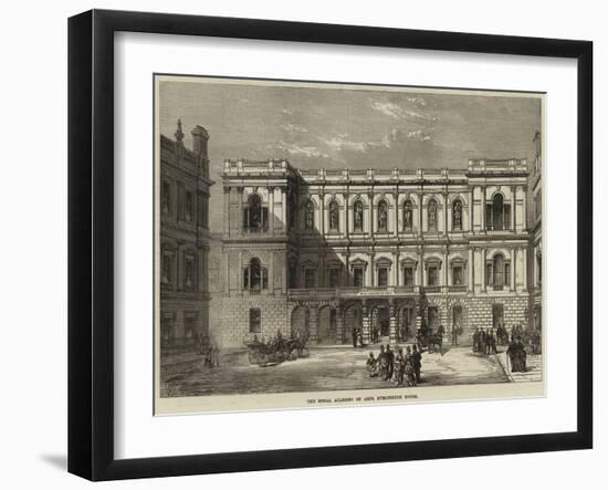 The Royal Academy of Arts, Burlington House-Frank Watkins-Framed Giclee Print