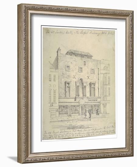 The Royal Academy of Arts, Pall Mall, Westminster, London, c1770-Anon-Framed Giclee Print