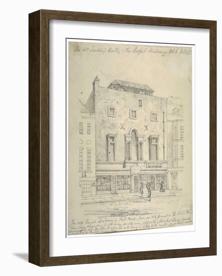 The Royal Academy of Arts, Pall Mall, Westminster, London, c1770-Anon-Framed Giclee Print