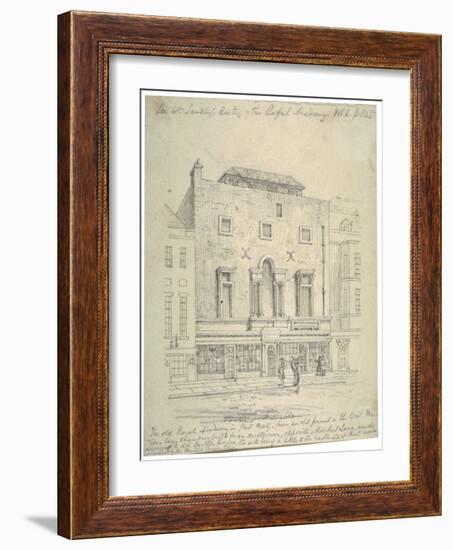 The Royal Academy of Arts, Pall Mall, Westminster, London, c1770-Anon-Framed Giclee Print